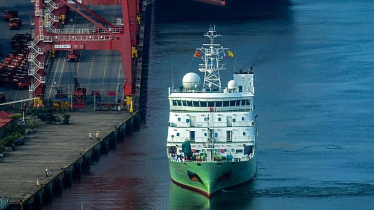 中国科考船进军印度洋停靠马尔代夫，牵动印度紧张神经